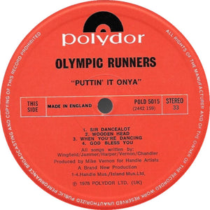 Olympic Runners ‎– Puttin' It On Ya