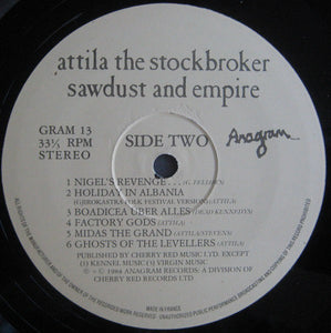 Attila The Stockbroker ‎– Sawdust And Empire