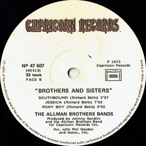 The Allman Brothers Band ‎– Brothers And Sisters