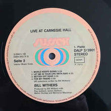 Load image into Gallery viewer, Bill Withers ‎– Bill Withers Live At Carnegie Hall