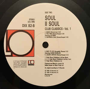 Soul II Soul ‎– Club Classics Vol. One