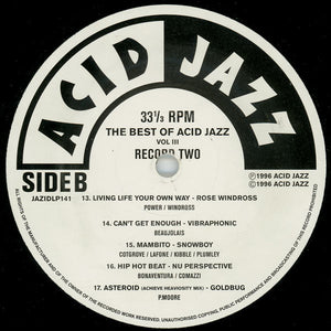 Various ‎– The Best Of Acid Jazz Volume III