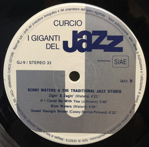 Benny Waters & The Traditional Jazz Studio* ‎– I Giganti Del Jazz Vol. 9