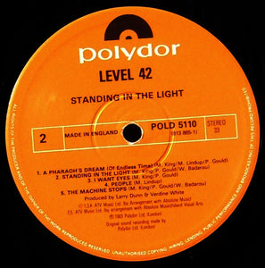 Level 42 ‎– Standing In The Light