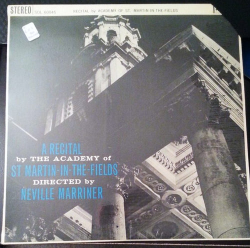 The Academy Of St. Martin-in-the-Fields, Neville Marriner* - A Recital By The Academy Of St. Martin-In-The-Fields (LP)