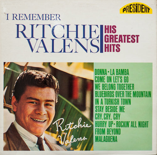 Ritchie Valens ‎– I Remember Ritchie Valens - His Greatest Hits