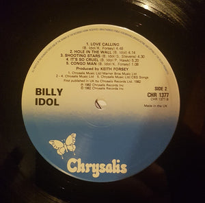 Billy Idol ‎– Billy Idol