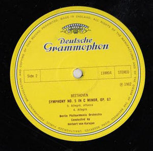 Beethoven* - Berliner Philharmoniker • Herbert von Karajan ‎– Symphonie Nr.5