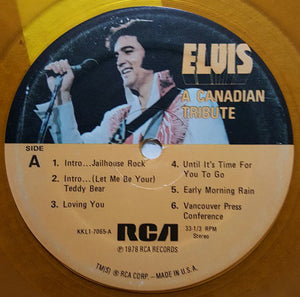 Elvis Presley ‎– A Canadian Tribute