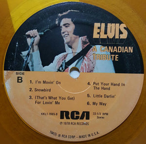 Elvis Presley ‎– A Canadian Tribute