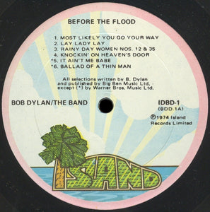 Bob Dylan / The Band ‎– Before The Flood