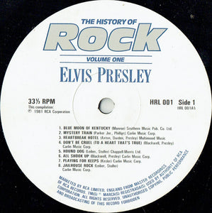 Elvis Presley ‎– The History Of Rock