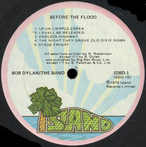 Bob Dylan / The Band ‎– Before The Flood