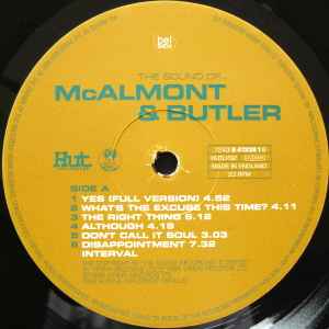 McAlmont & Butler ‎– The Sound Of... McAlmont & Butler
