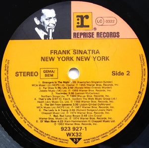 Frank Sinatra ‎– His Greatest Hits (New York New York)