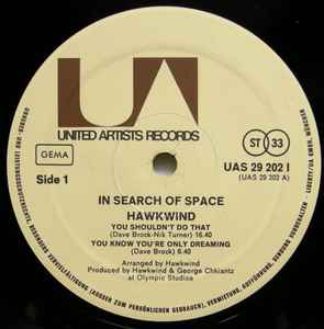 Hawkwind - X In Search Of Space (LP, Album)