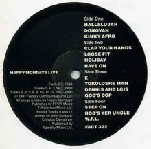Load image into Gallery viewer, Happy Mondays ‎– Live