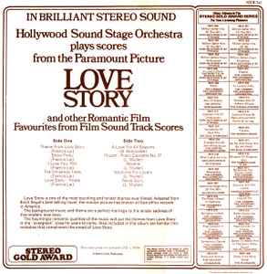 Hollywood Sound Stage Orchestra* - Sound Track Scores From The Paramount Picture Love Story And Other Romantic Film Themes (LP)