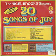 Load image into Gallery viewer, The Nigel Brooks Singers ‎– 20 Songs Of Joy