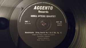 Mendelssohn*, Dvořák*, Coull String Quartet* - String Quartet Op. 12 & Op. 96 "The American" (LP)