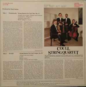 Mendelssohn*, Dvořák*, Coull String Quartet* - String Quartet Op. 12 & Op. 96 "The American" (LP)