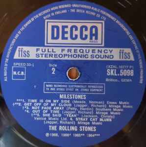 The Rolling Stones - Milestones (LP, Album, Comp)