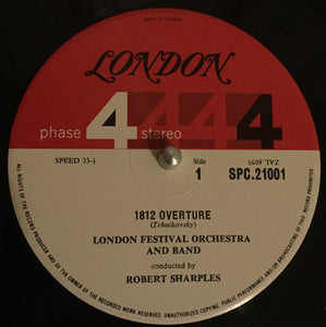 Tchaikovsky* - The London Festival Orchestra, Robert Sharples* – Tchaikovsky: "1812" Overture, Op. 49 / The Nutcracker Suite, Op. 71a