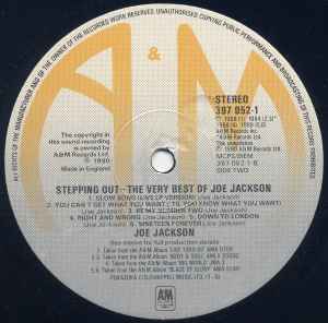 Joe Jackson – Stepping Out - The Very Best Of Joe Jackson