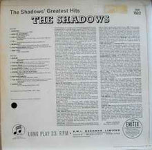 Load image into Gallery viewer, More Images  The Shadows ‎– The Shadows&#39; Greatest Hits