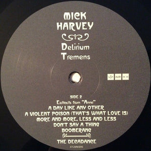MICK HARVEY - DELIRIUM TREMENS ( 12" RECORD )