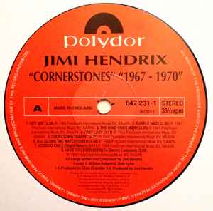 Jimi Hendrix – Cornerstones 1967 - 1970