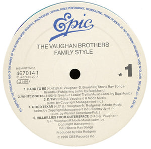 The Vaughan Brothers ‎– Family Style