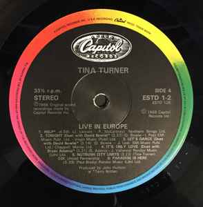 Tina Turner - Tina Live In Europe (2xLP, Album, Gat)