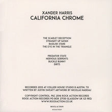 Load image into Gallery viewer, XANDER HARRIS - CALIFORNIA CHROME ( 12&quot; RECORD )