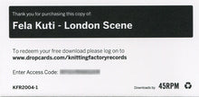 Load image into Gallery viewer, FELA KUTI - LONDON SCENE ( 12&quot; RECORD )