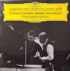 Sviatoslav Richter, Herbert von Karajan, Vienna Symphony Orchestra*, Tchaikovsky* - Piano Concerto No.1 In B Flat Minor (LP, RE)