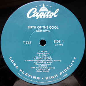 MILES DAVIS - BIRTH OF COOL ( 12" RECORD )