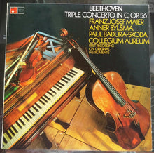 Load image into Gallery viewer, Beethoven*, Collegium Aureum - Triple Concerto In C Major, Op. 56 (LP, Album)