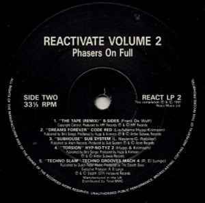Various – Reactivate Volume #2 - Phasers On Full