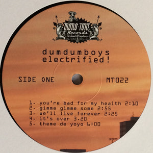 Dum Dum Boys (4) - Electrified! (LP ALBUM)