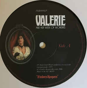 LUBOS FISER - VALERIE AND HER WEEK OF WONDERS ( 12" RECORD )