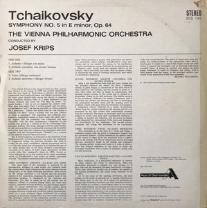 Tchaikovsky, The Vienna Philharmonic Orchestra, Krips – Symphony No. 5