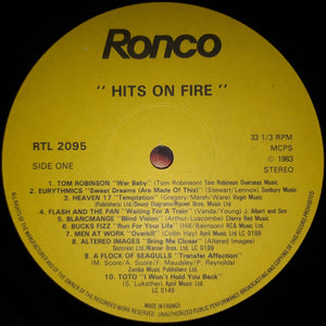 Various ‎– Hits On Fire - 20 Scorching Tracks!