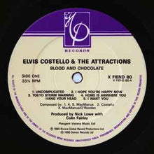 Load image into Gallery viewer, Elvis Costello And The Attractions* - Blood &amp; Chocolate (LP, Album, Dam)